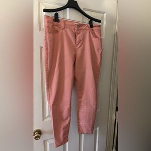 Artisan NY Salmon Skinny Jeans ! Size 14